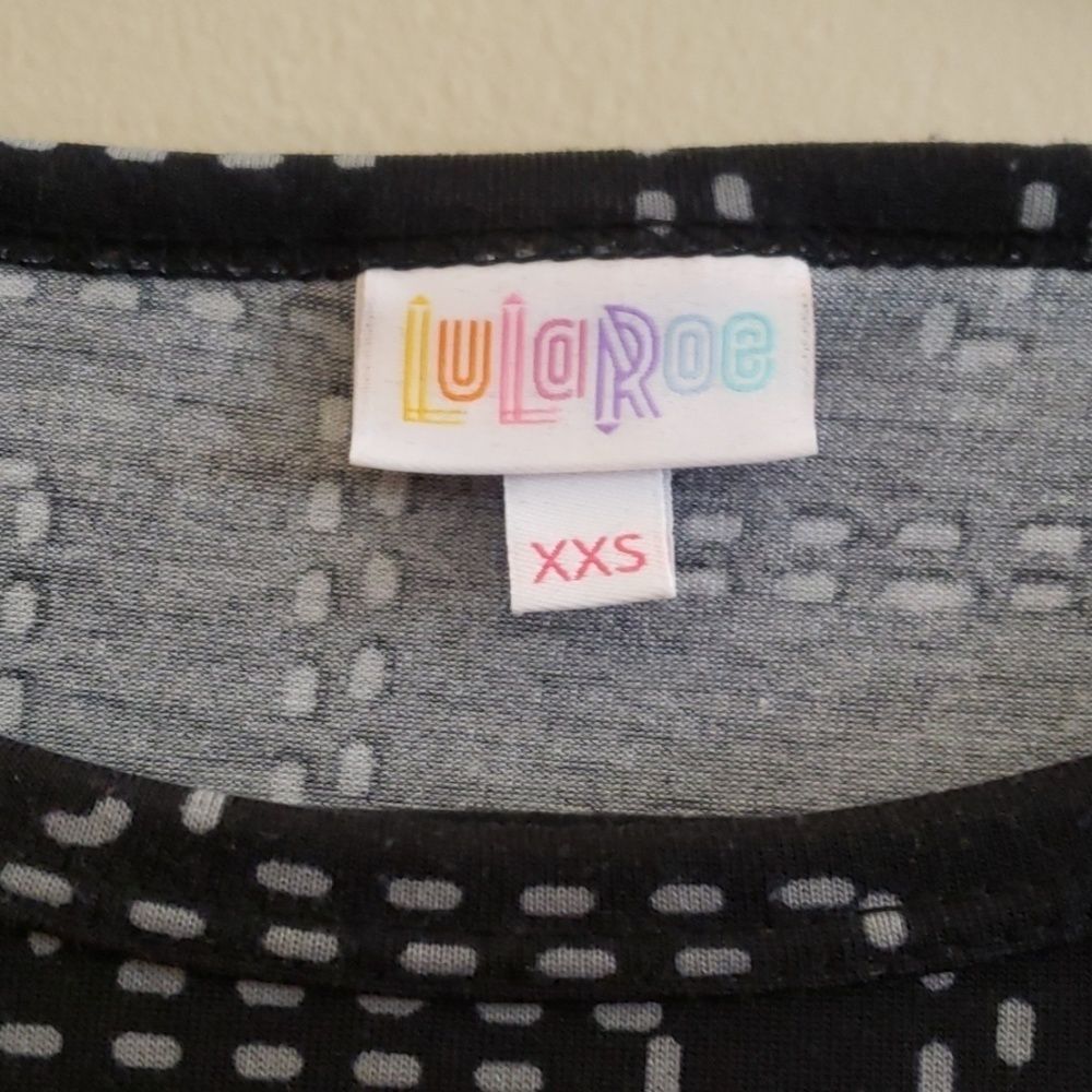 NWT Geometric LuLaRoe Julia Sz XXS - Picture 5 of 7